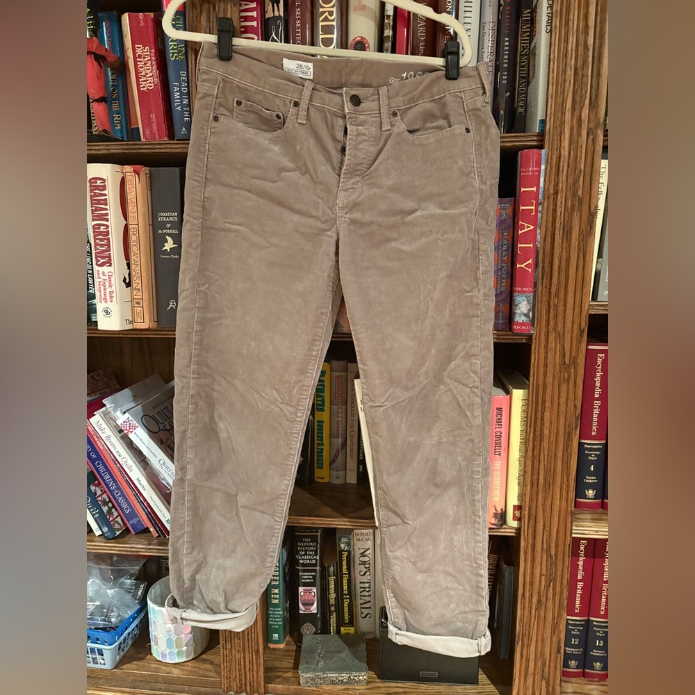 Gap Boyfriend Fit Corduroy Pants